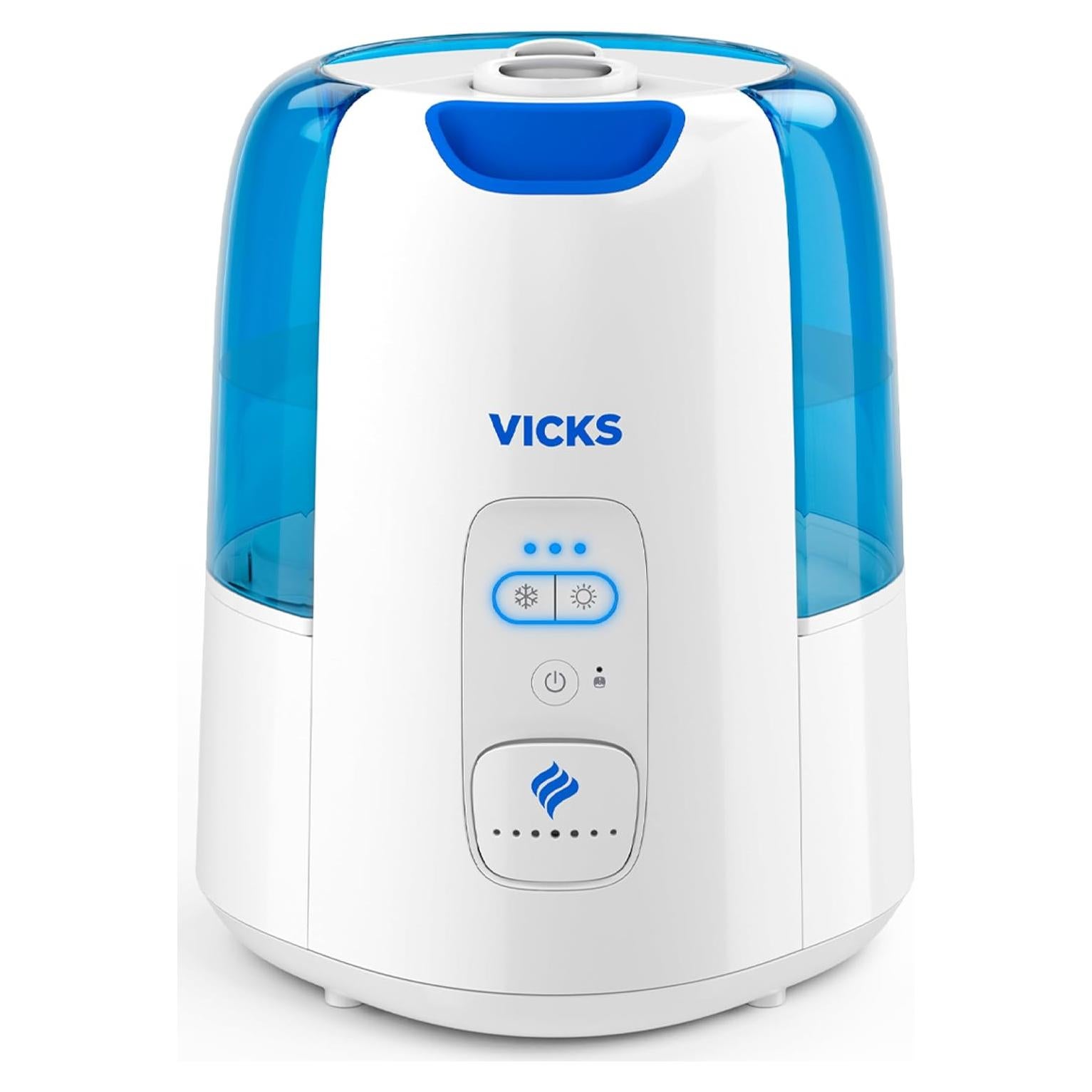 Humidificador Vicks Dual Comfort 25.7cm Niebla Fría y Caliente