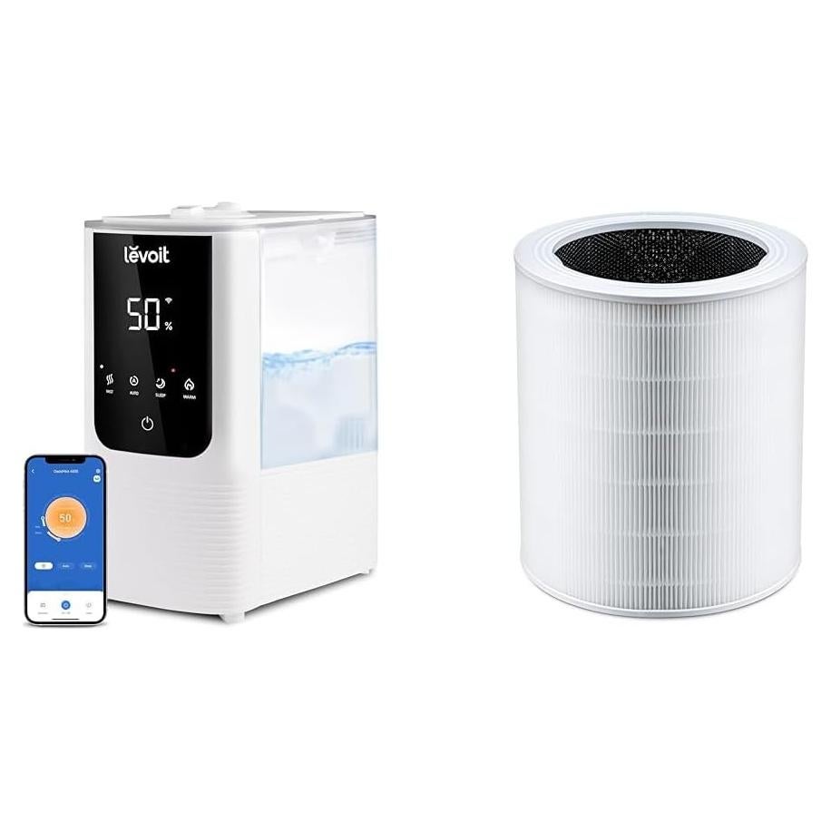 Humidificador LEVOIT Core 600S 4.5L Niebla Cálida y Fría