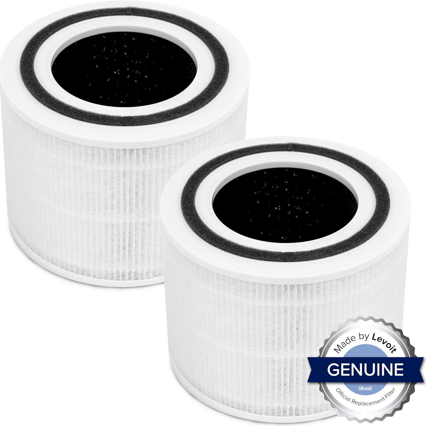 Paquete de 2 Filtros de Reemplazo LEVOIT Core 300 y Humidificador LV600S