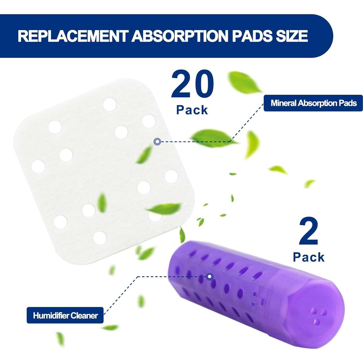 Filtros de Reemplazo para Humidificador ADDFRESH 20 Almohadillas