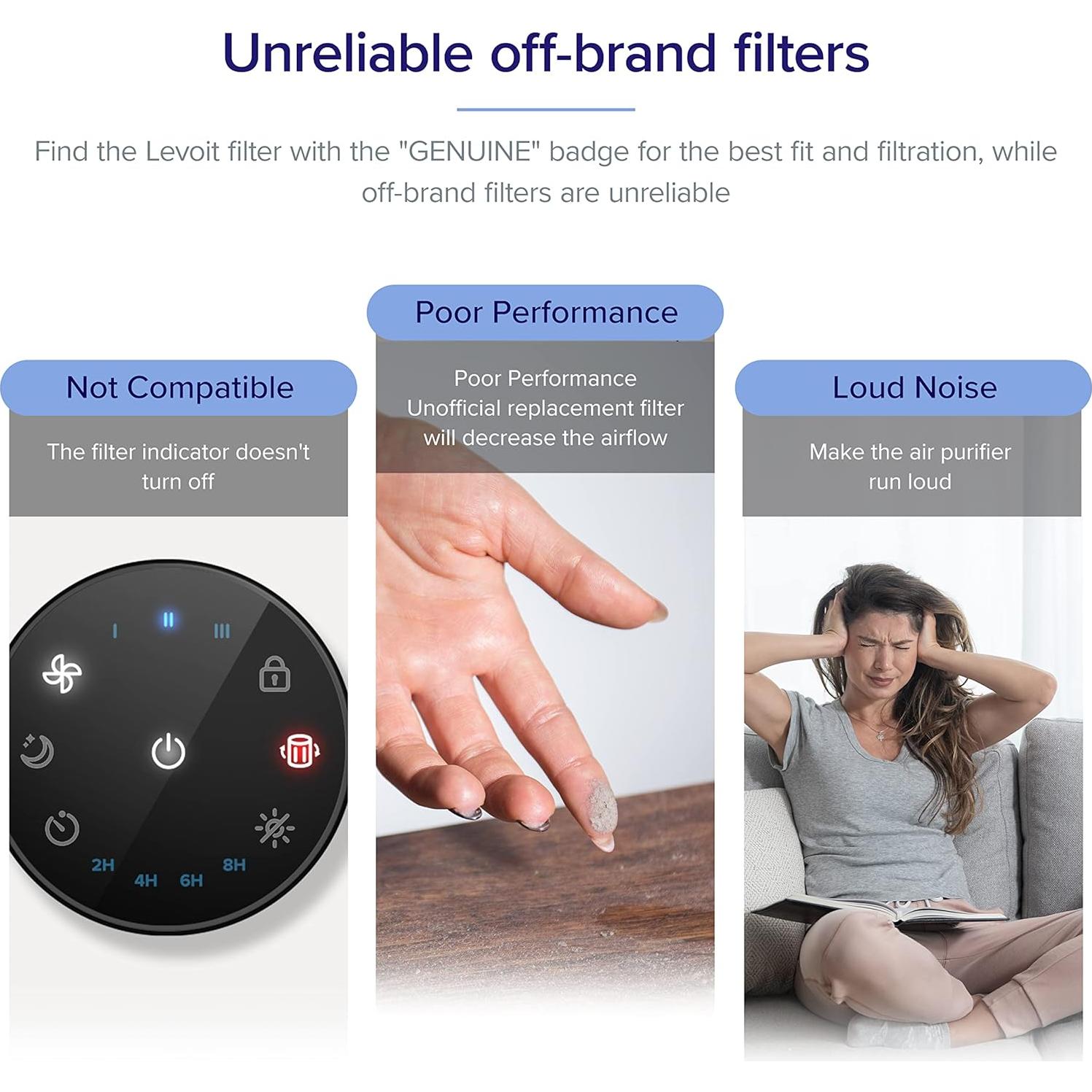 Humidificador LEVOIT 6L para Dormitorio Automático Gris