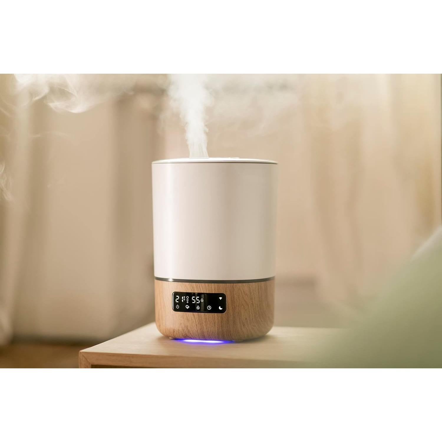 Humidificador Inteligente Safety 1st 3.8L con App y Luz Nocturna