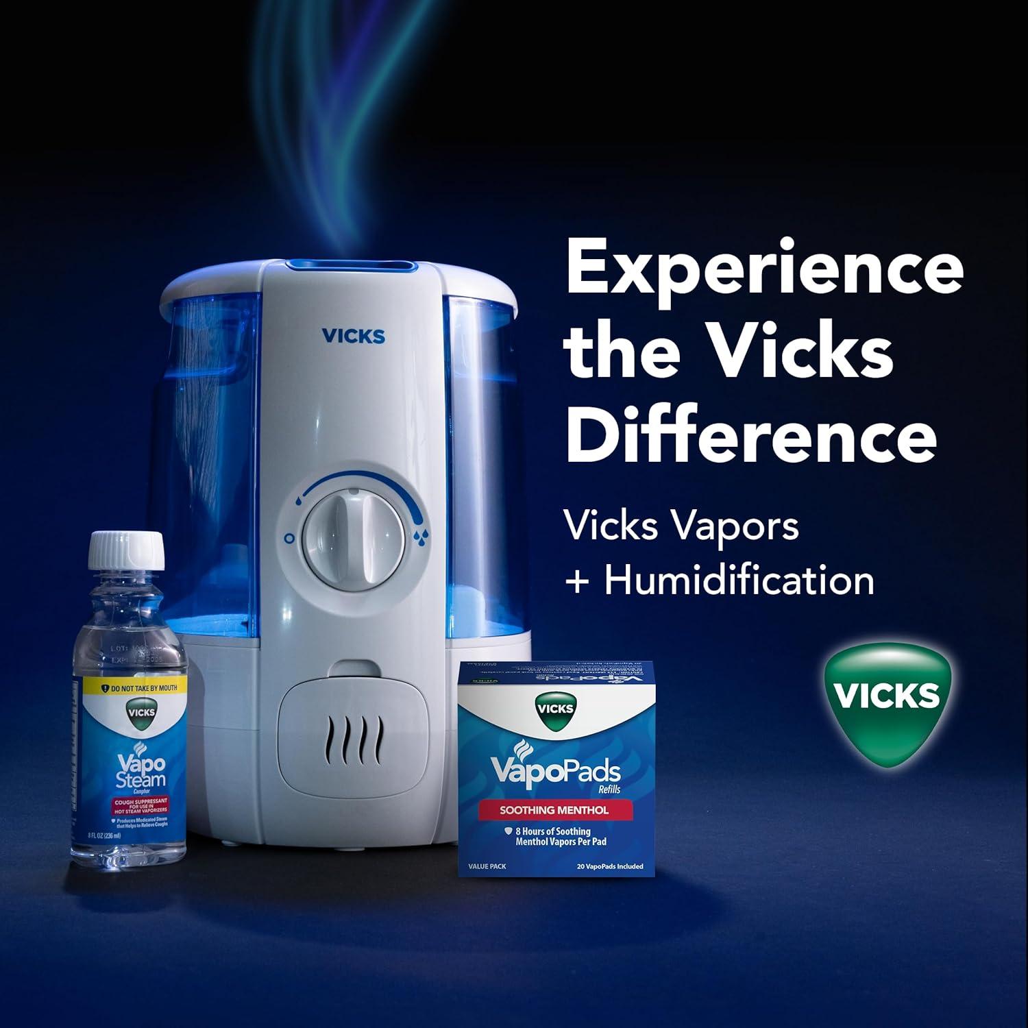 Humidificador de niebla fría Vicks CoolRelief 4.54L para bebés
