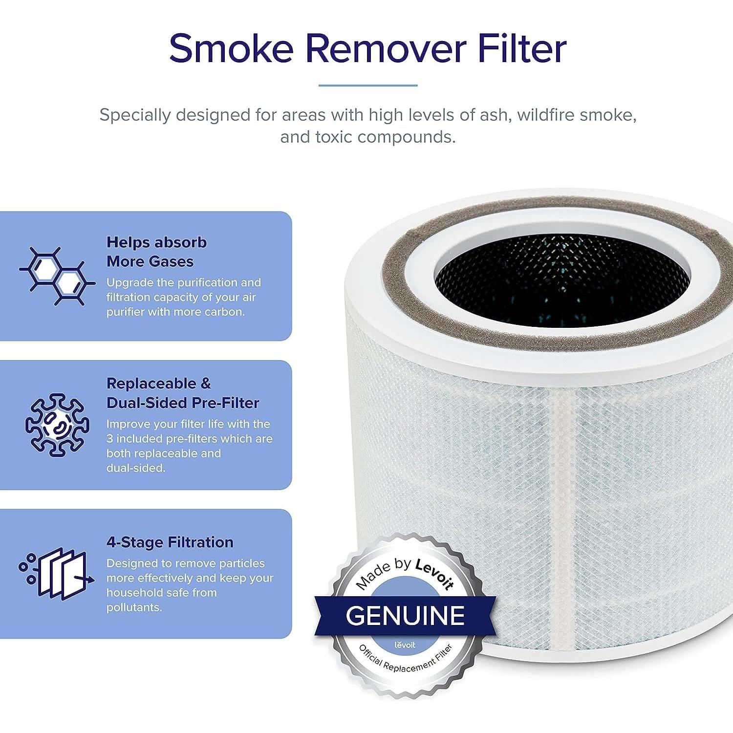 Humidificador LEVOIT 6L para Dormitorio Automático Gris