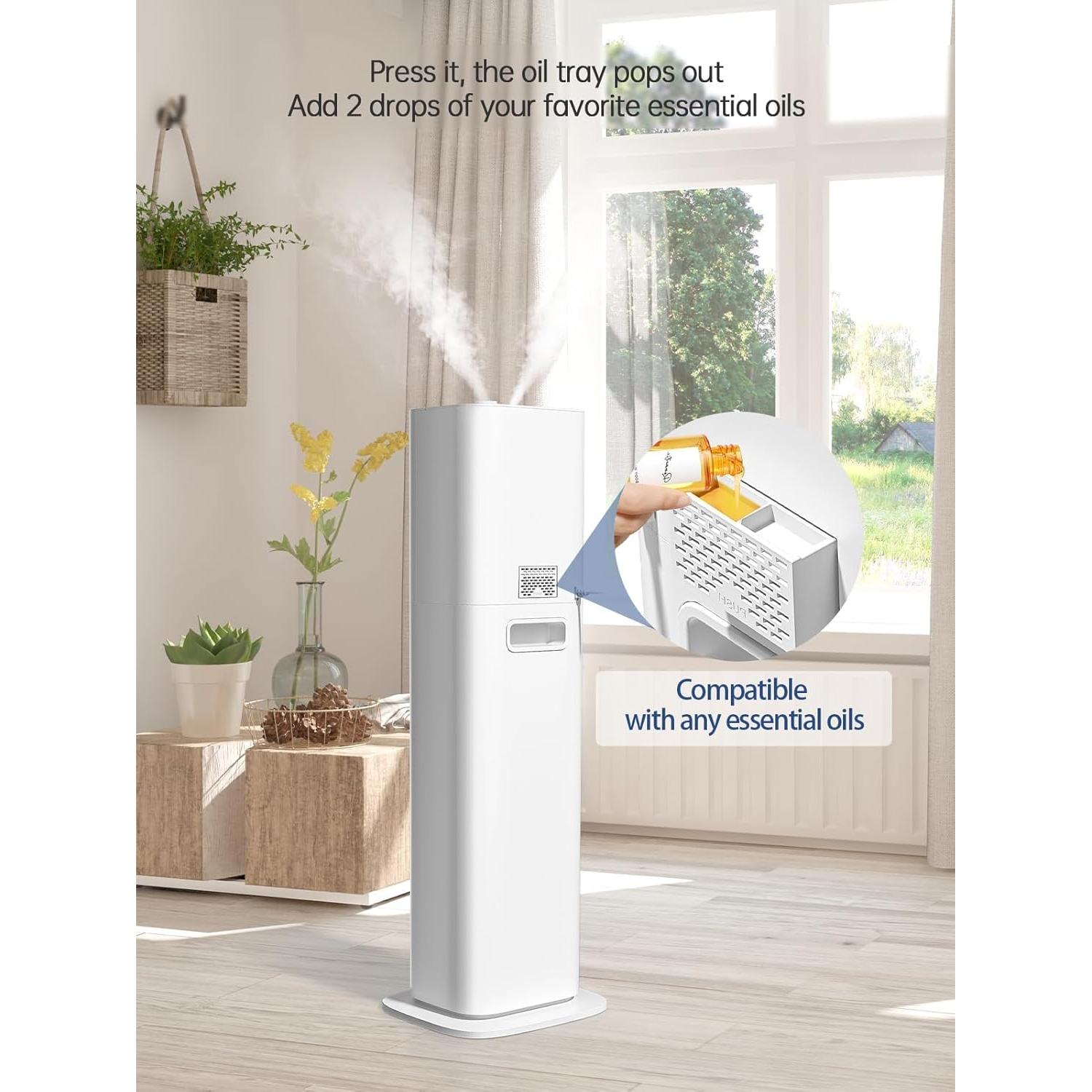 Humidificador Inteligente Hiswelle H786 8L Control Remoto Blanco