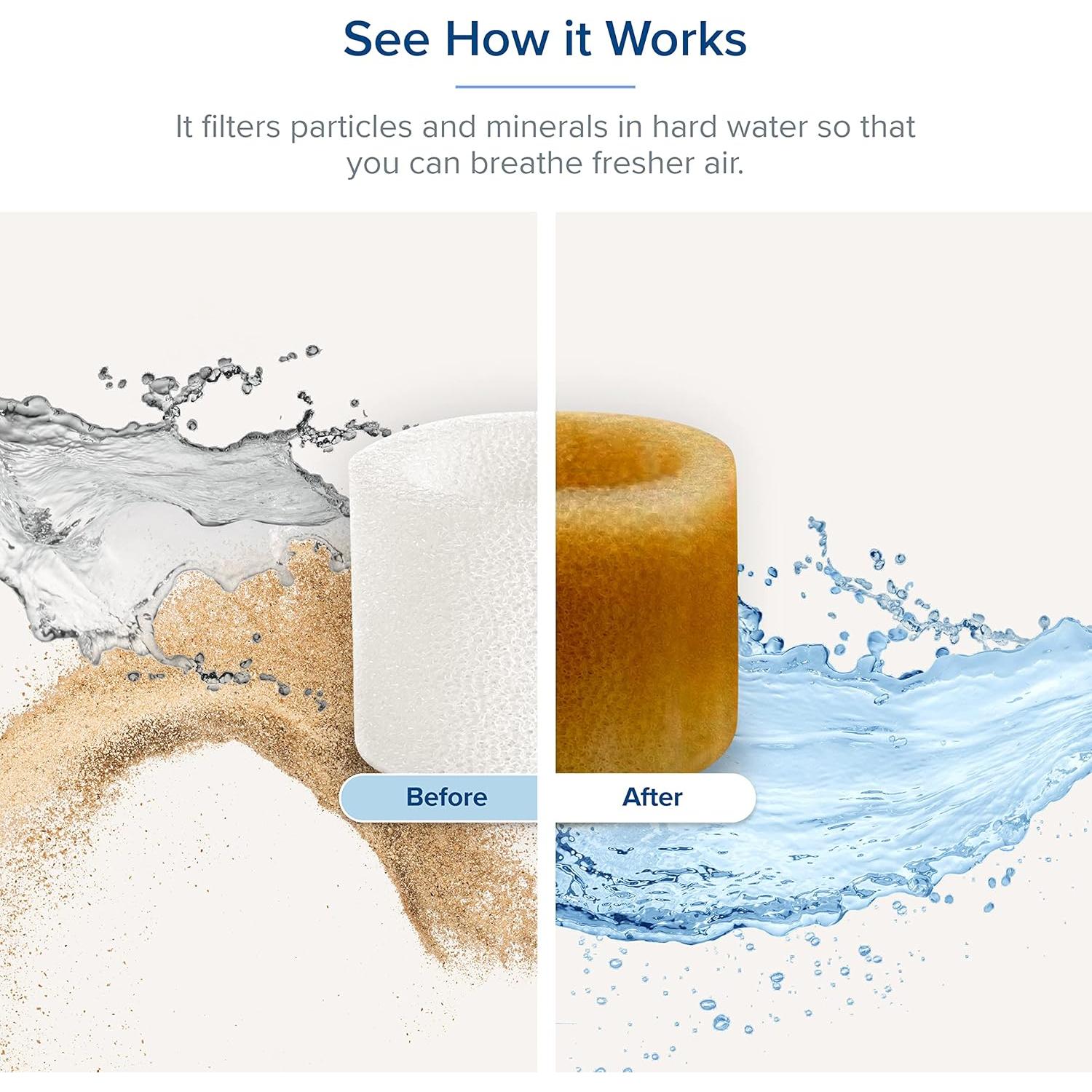 Filtros de Reemplazo LEVOIT para Humidificador OasisMist 1000S - 10 Unidades