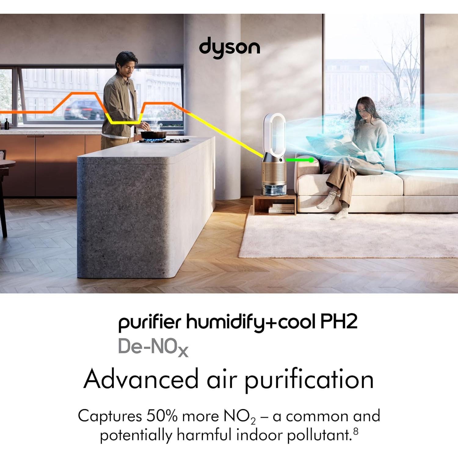 Purificador Humidificador Enfriador PH2 De-NOx Dyson 8.1kg