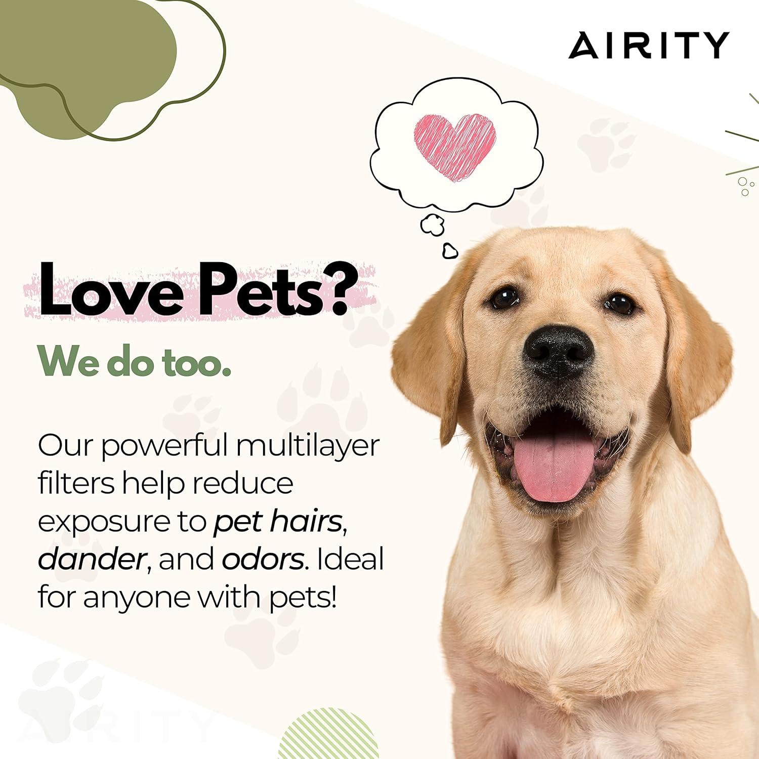 Reemplazo Filtros HEPA Airity HPA300 - 3 HEPA + 4 Prefiltros