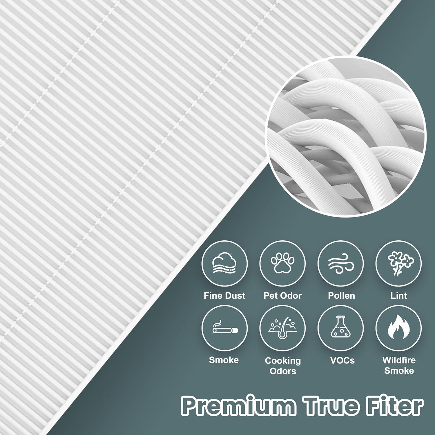 Reemplazo Filtro HEPA HPA300 Honeywell 6 Filtros + 8 Pre-Filtros