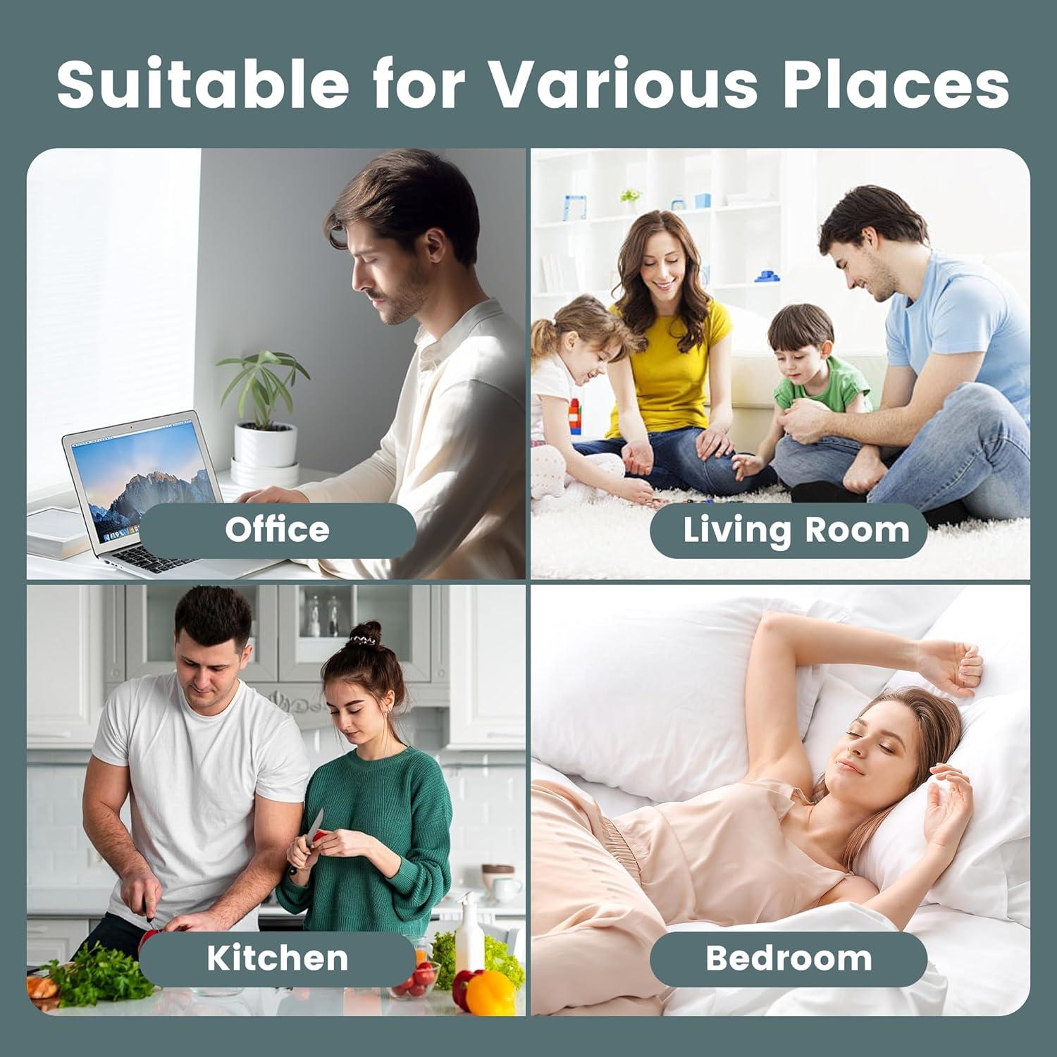 Reemplazo Filtro HEPA HPA300 Honeywell 6 Filtros + 8 Pre-Filtros