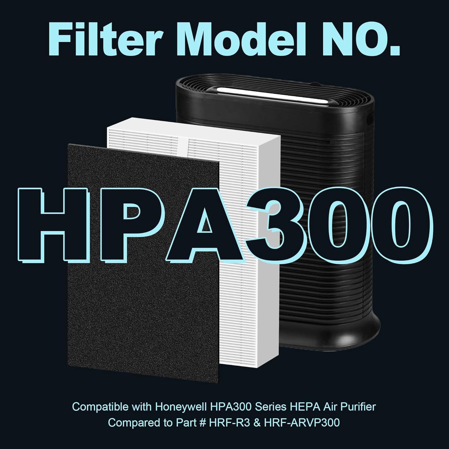 Filtro HEPA HPA300 PETOX para Purificadores Honeywell - 6 HEPA R + 8 Pre-Filtros