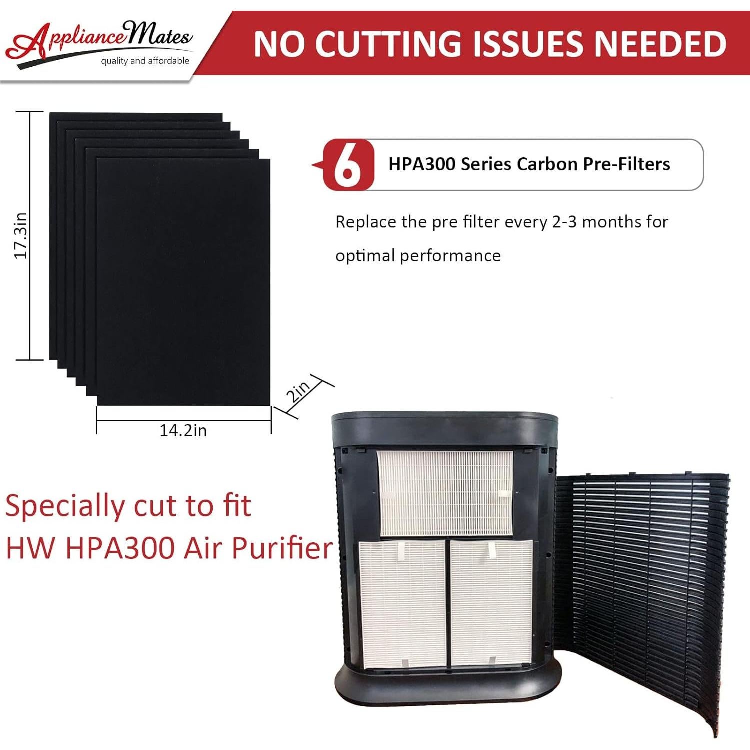 Filtro Pre HRF-A300 para Purificador de Aire Honeywell - 6 Piezas