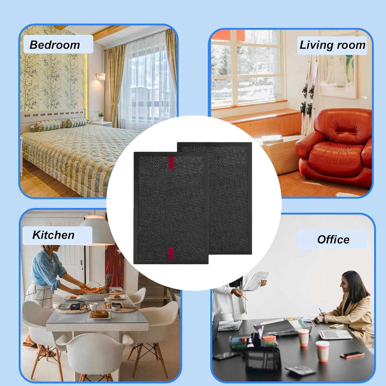 Filtro de Carbón Activado Prestivair PRHRFSC1 Paquete de 3