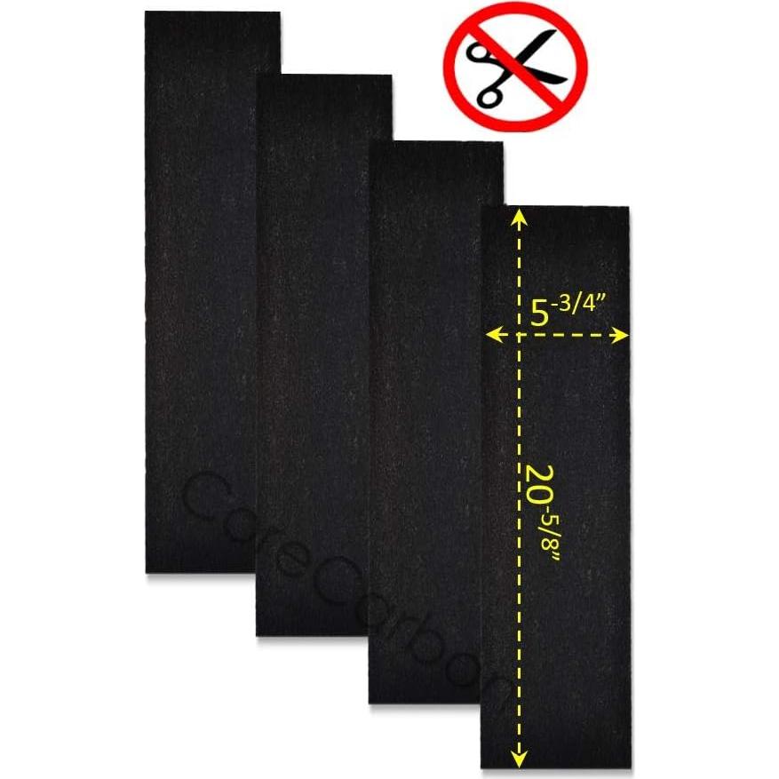 Paquete de 4 Filtros Preliminares CoreCarbon para Purificadores Honeywell