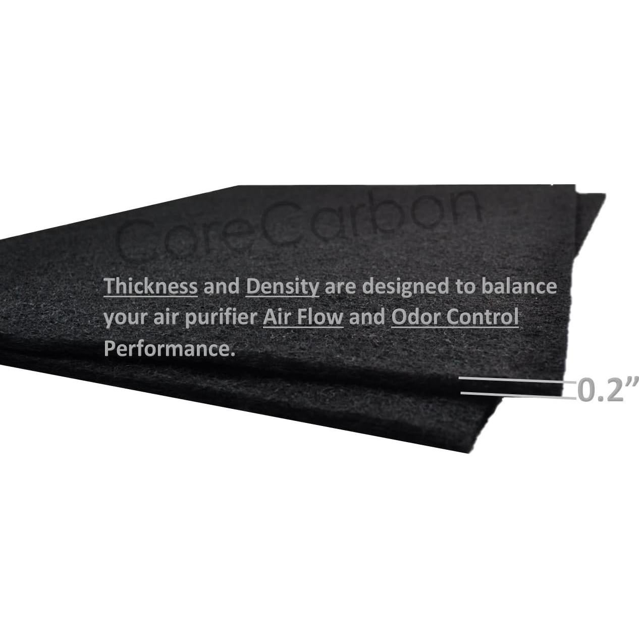 Paquete de 4 Filtros Preliminares CoreCarbon para Purificadores Honeywell