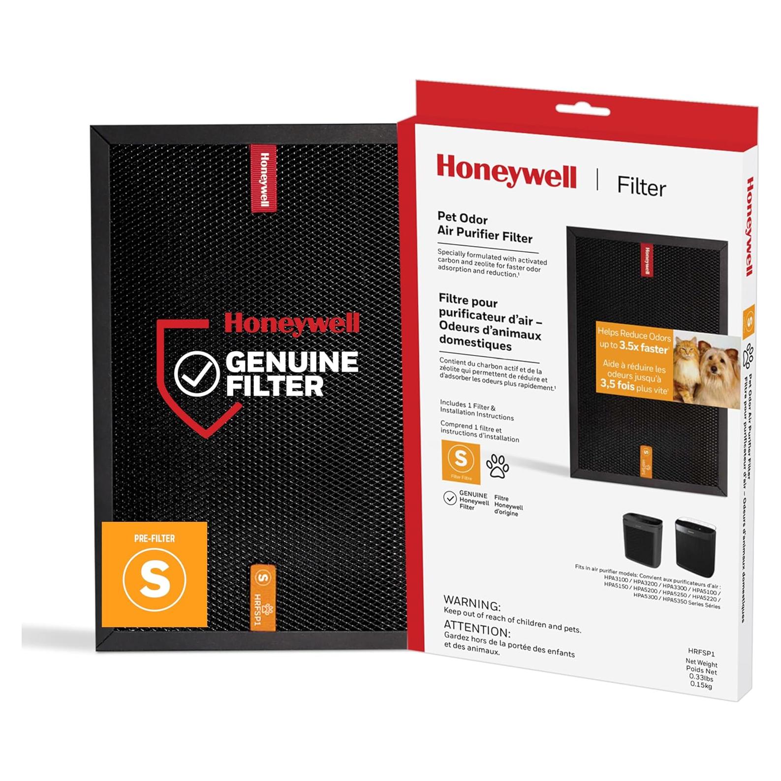Filtro de Olores de Mascotas Honeywell HRFSP1 para HPA3000