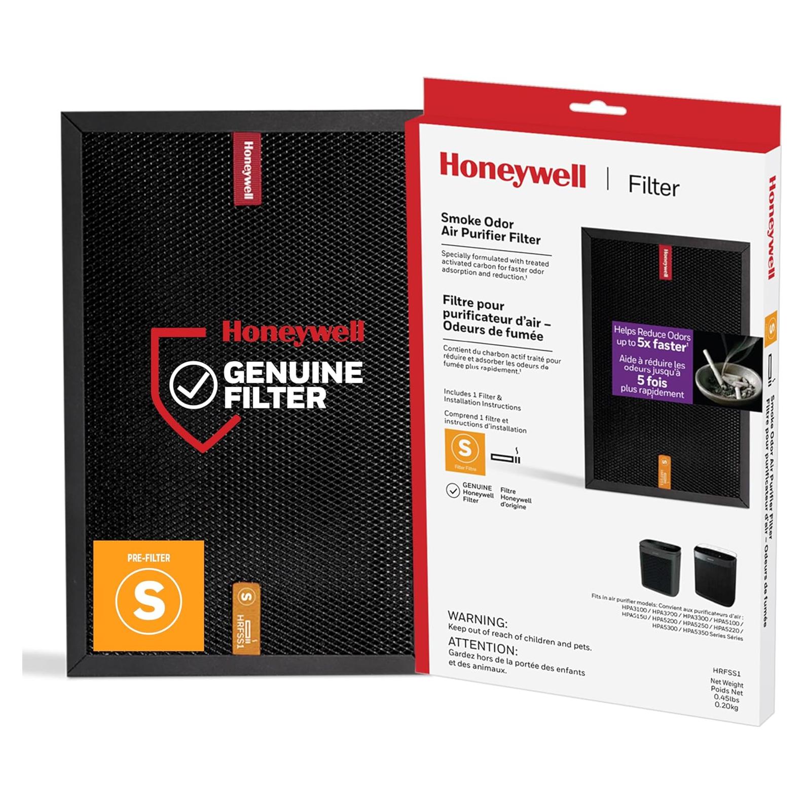 Filtro de Olores a Humo Honeywell HRFSS1 para Purificadores