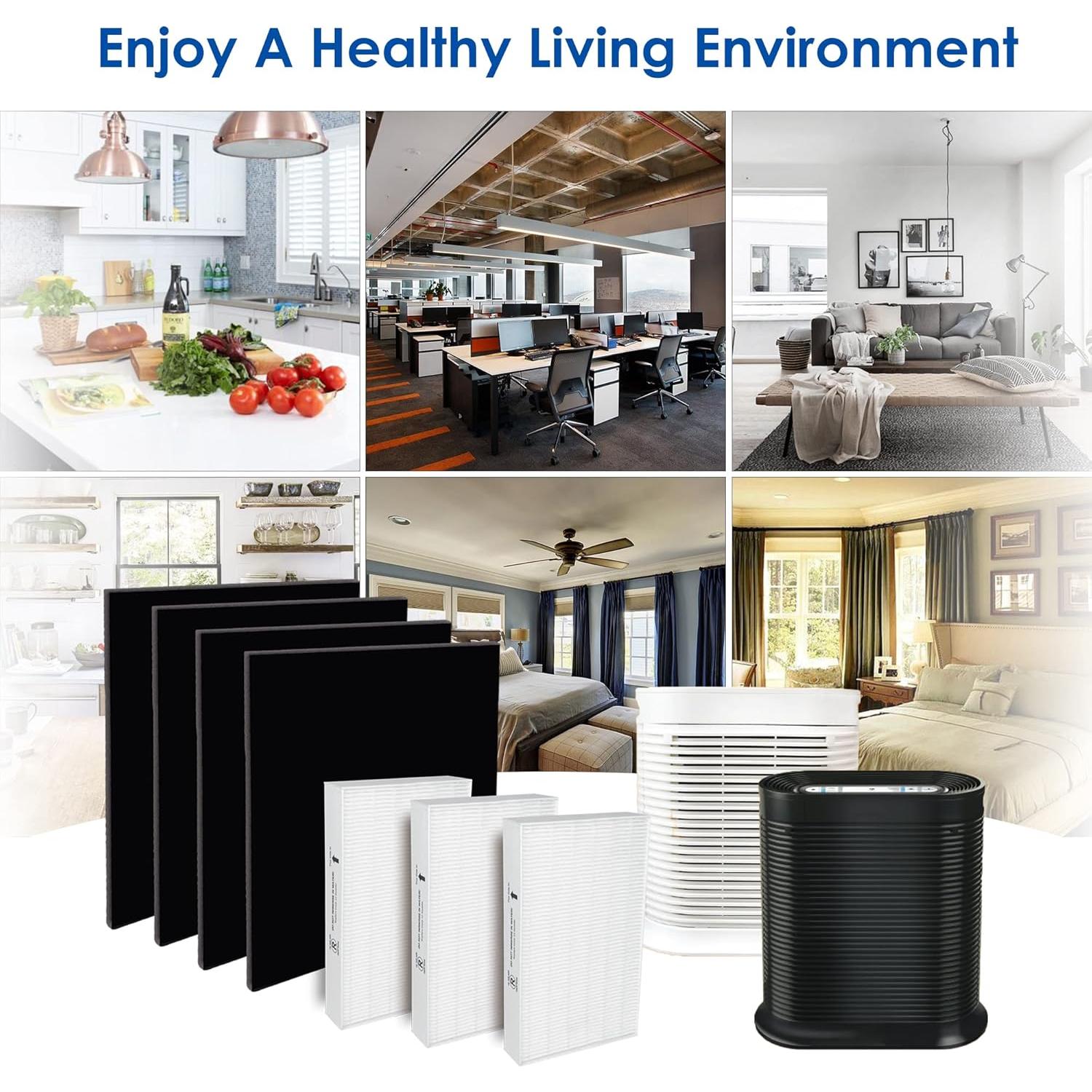 Filtros de Reemplazo Flintar HRF-ARVP300 para Purificador Honeywell HPA300