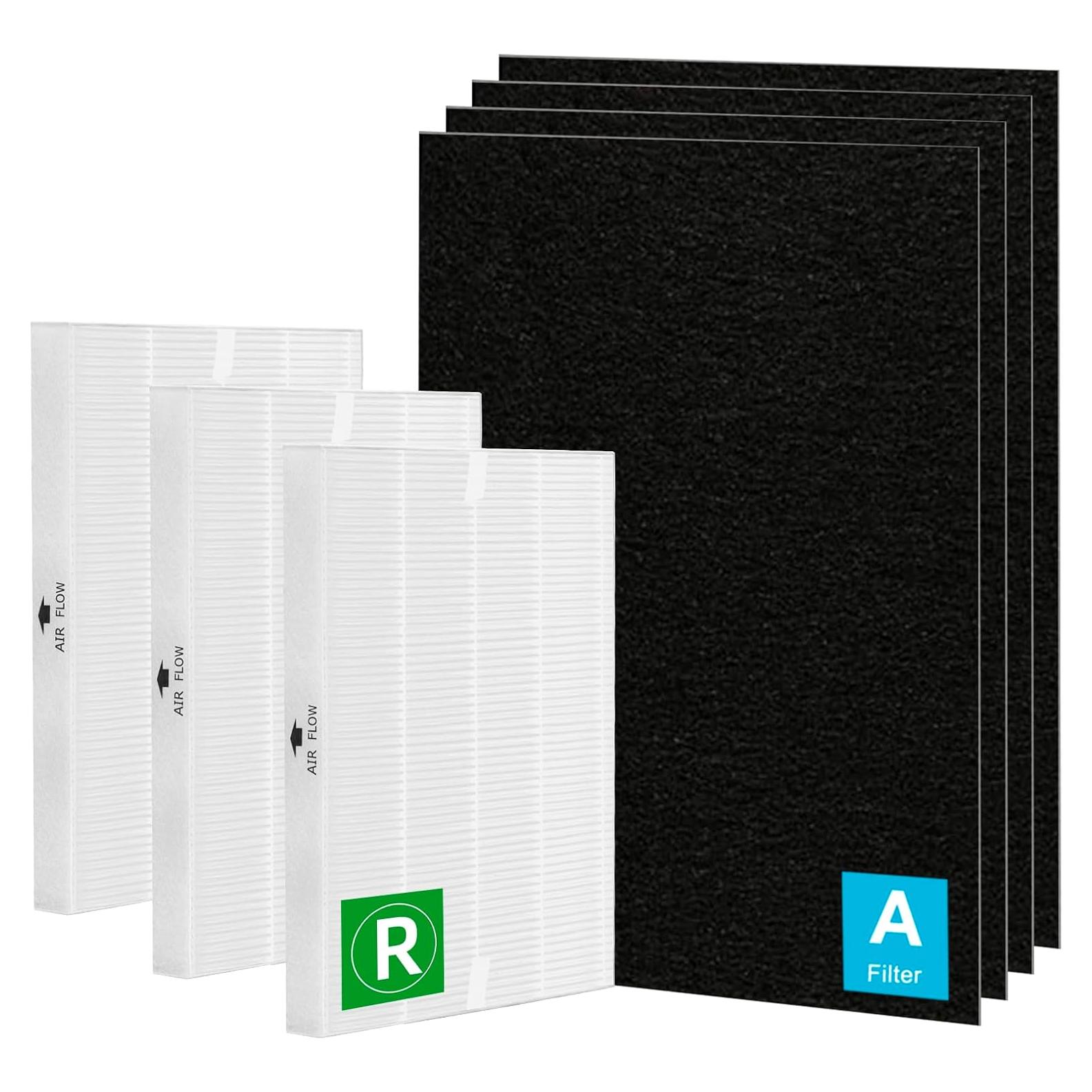 Filtros HEPA y Carbono Activado Fetechmate para Purificador Honeywell HPA300