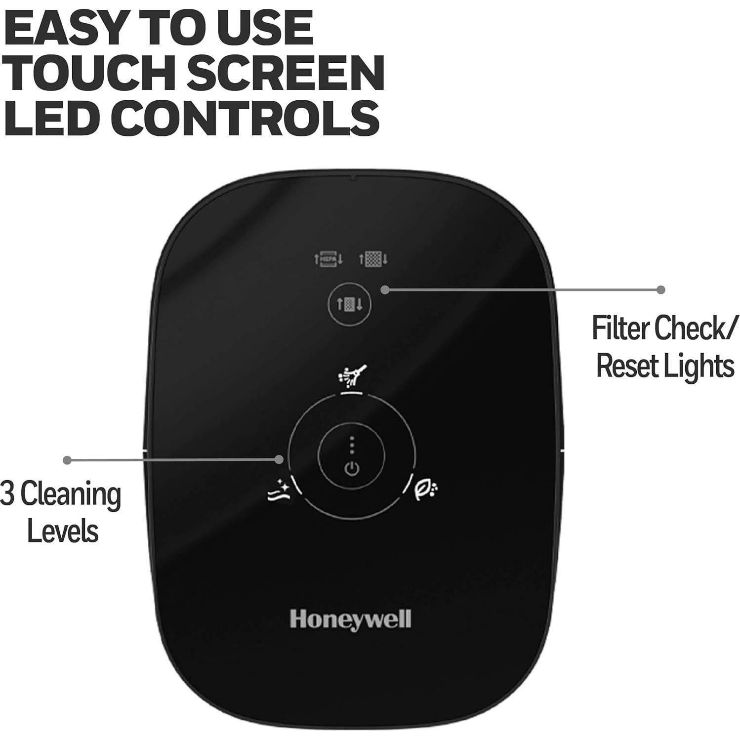 Purificador de Aire HEPA Honeywell HPA175B para Habitaciones Grandes