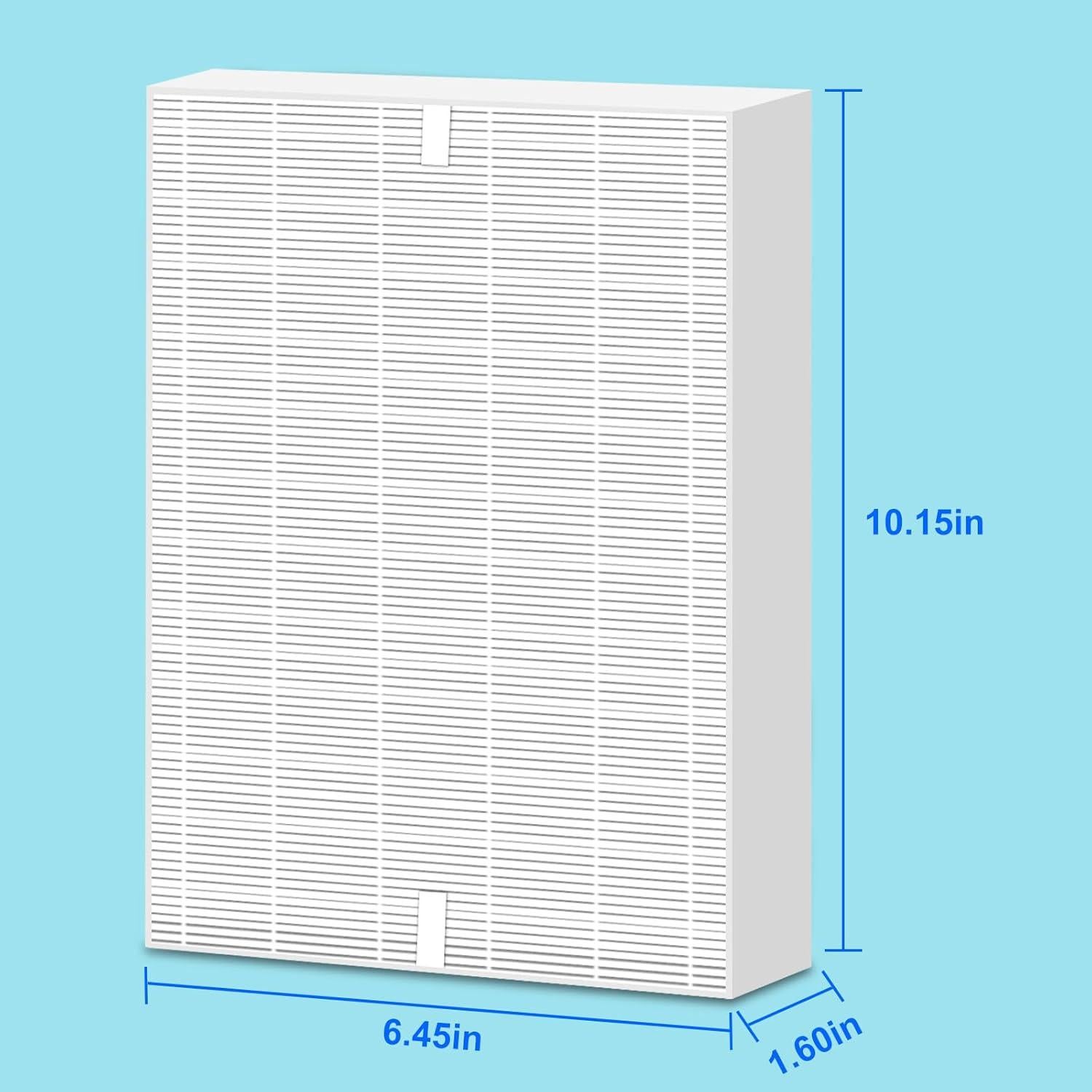 Paquete de 6 Filtros HEPA Laukowind para Purificadores Honeywell HPA300 HPA200 HPA100