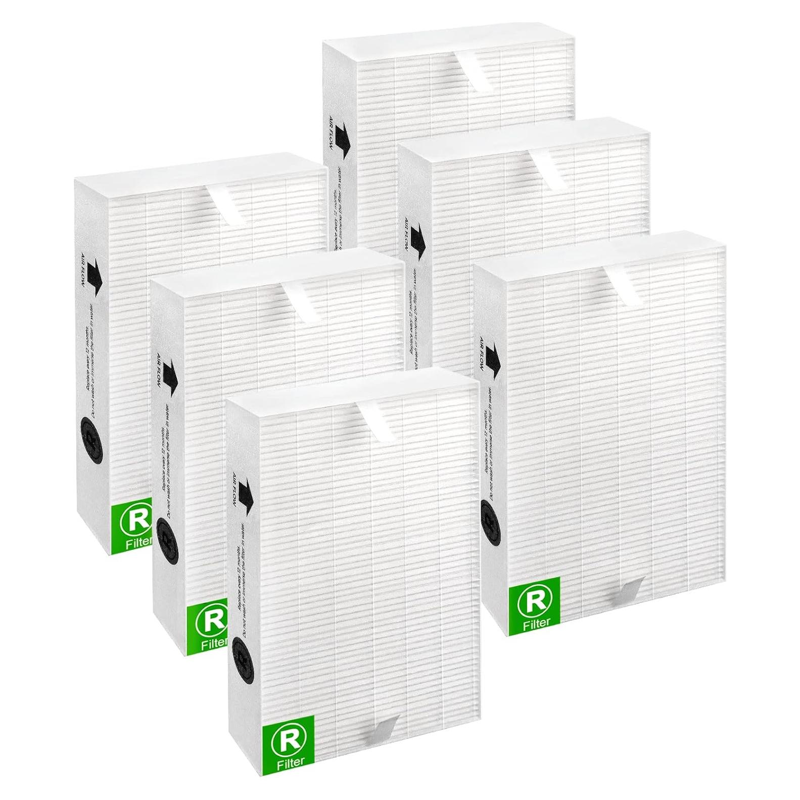 Filtro HEPA HPA300 Blutoget - 6 Piezas para Purificadores Honeywell