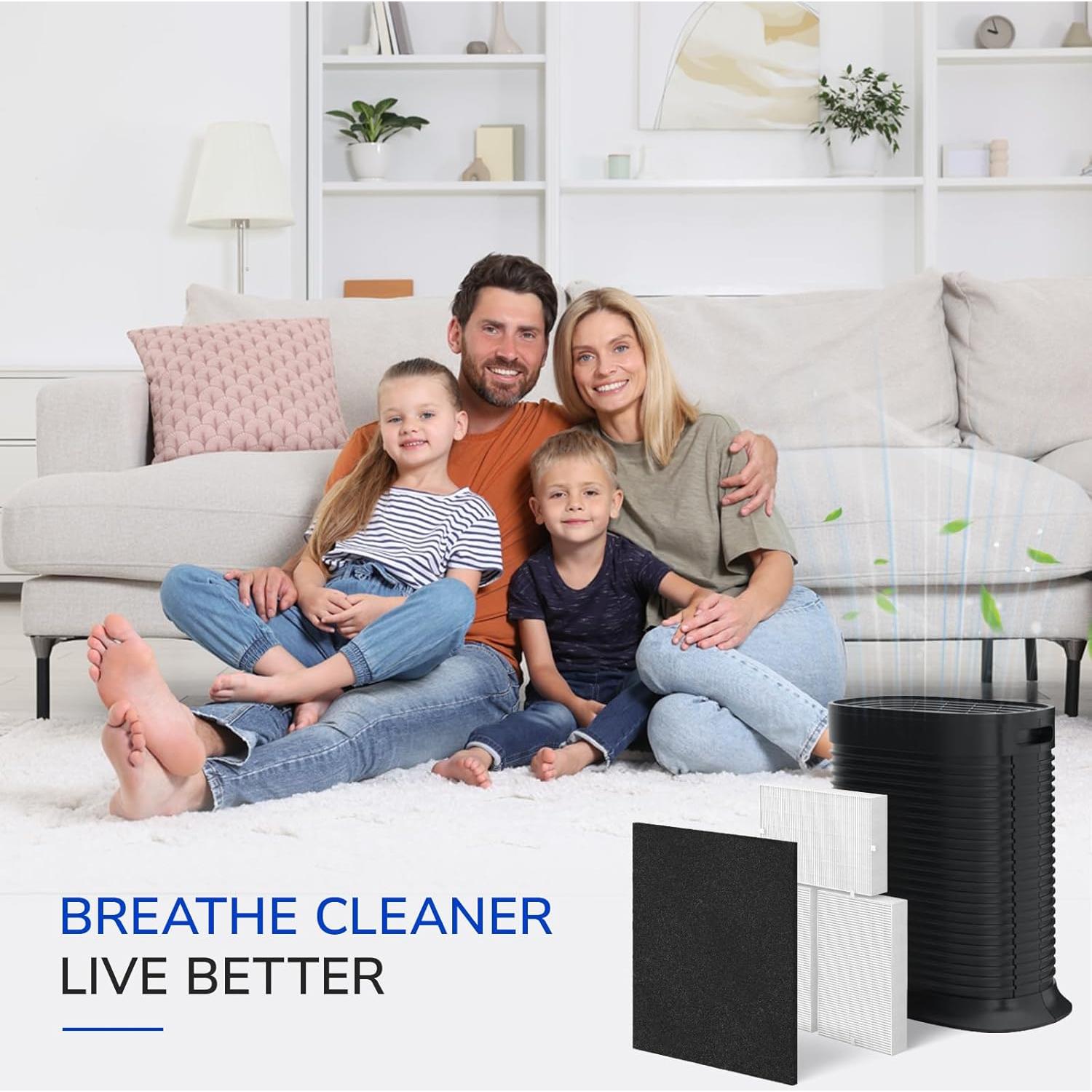 Kit de Filtros HEPA Fil-fresh HPA300 para Purificadores Honeywell