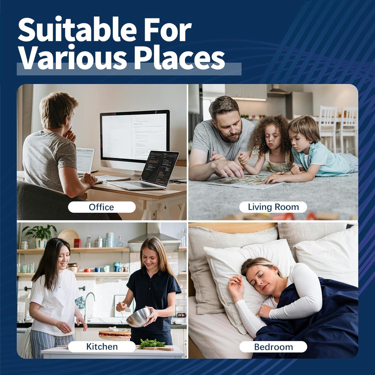 Filtro HEPA HPA300 LANTINY para Purificadores Honeywell 6+8