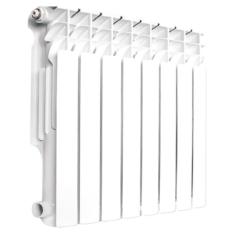 Radiador de Agua Caliente Eficiente Aluminio 8 Paneles 57x65cm