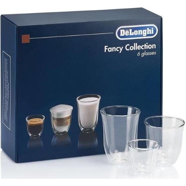 Set de 6 Vasos Térmicos Doble Pared De'Longhi + Filtro de Agua