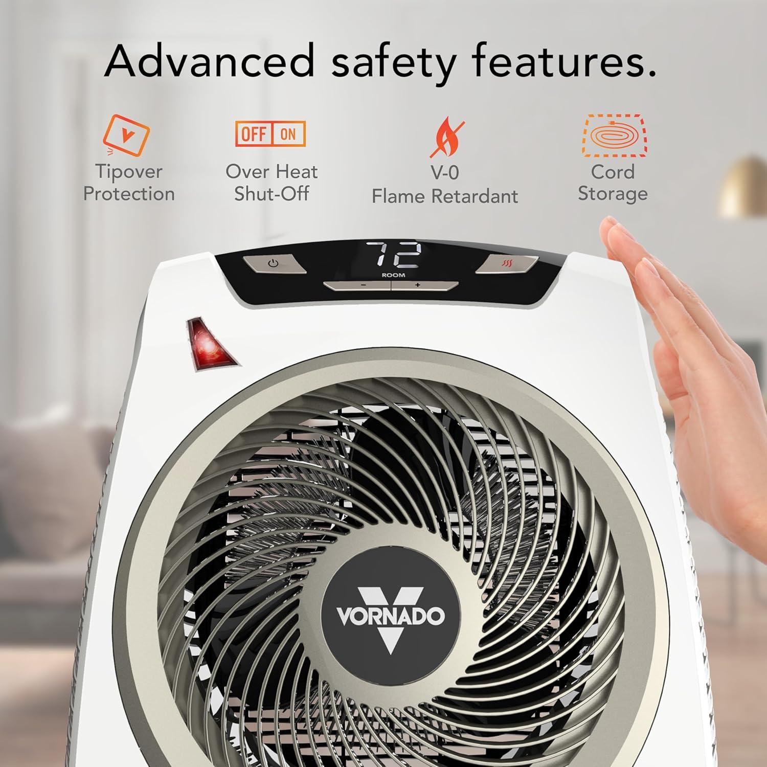 Calefactor Eléctrico Vornado AVH10 2025 con Termostato Digital