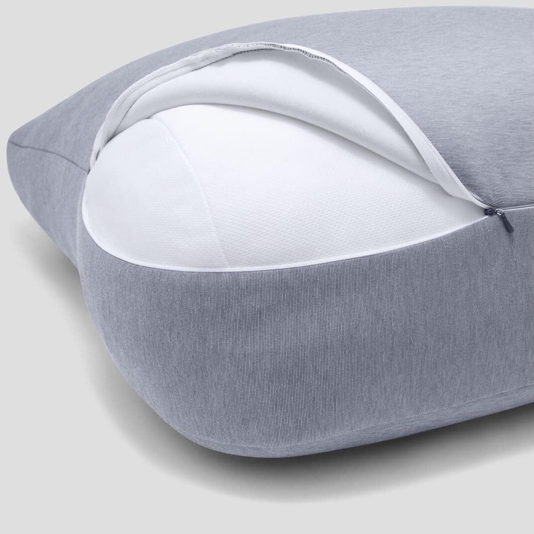 Almohada de Respaldo Casper Sleep, Talla Única, Gris, 12.7 cm