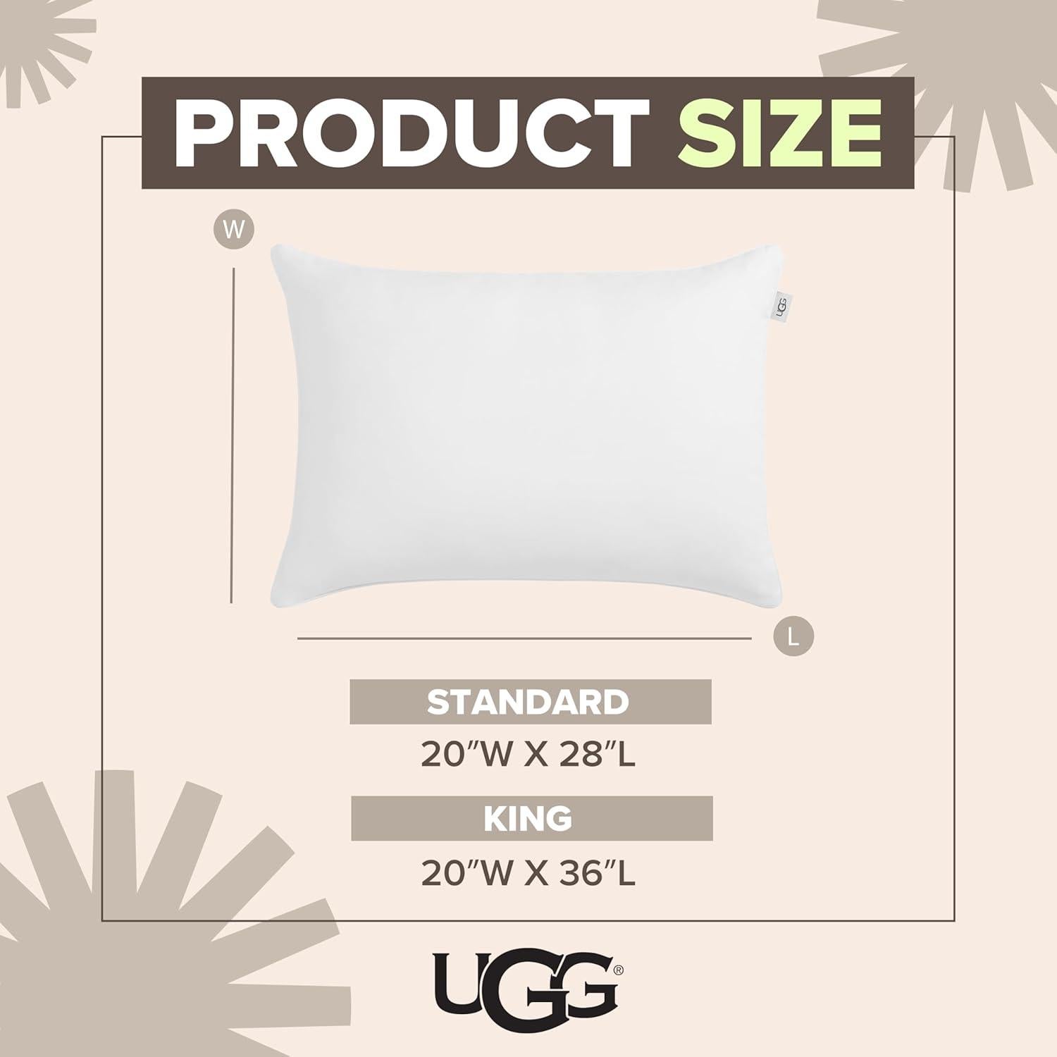 Almohada Refrigerante UGG Danielle 50x71cm Hipoalergénica