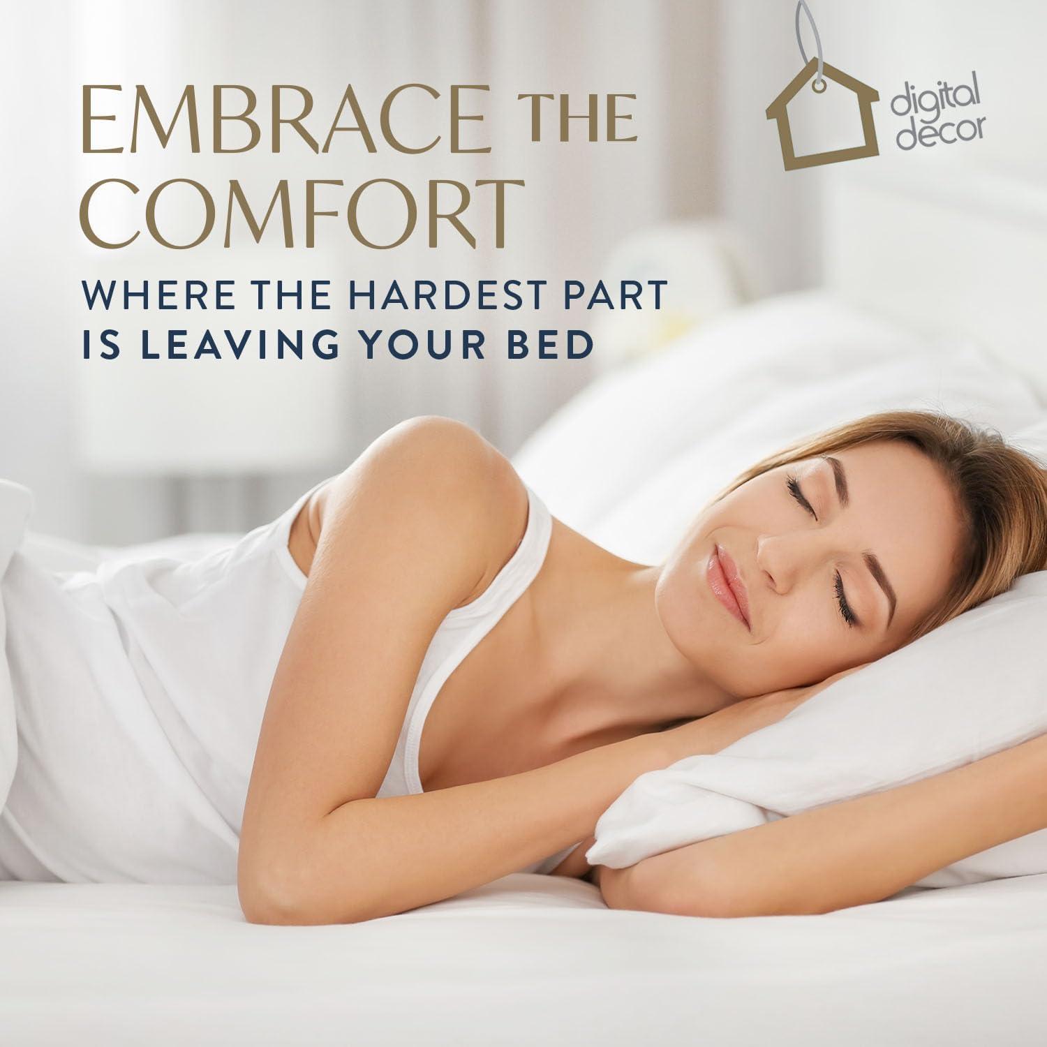 Almohadas Hipoalergénicas Decoración Digital 100% Algodón - Juego de 2