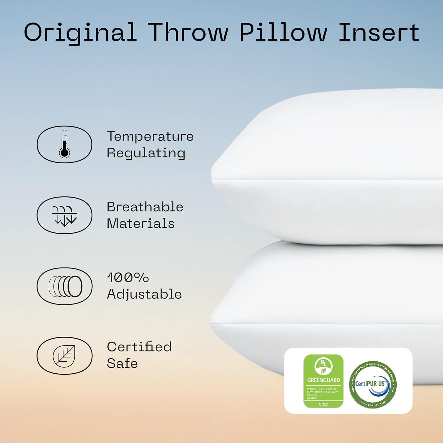 Cojines Decorativos Coop Home Goods 20x20 cm Pack de 2 Blanco