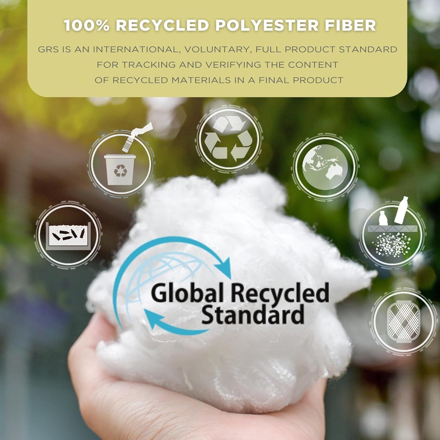 Almohadas Queen 100% Algodón Orgánico De la Granja a Casa - Paquete de 2