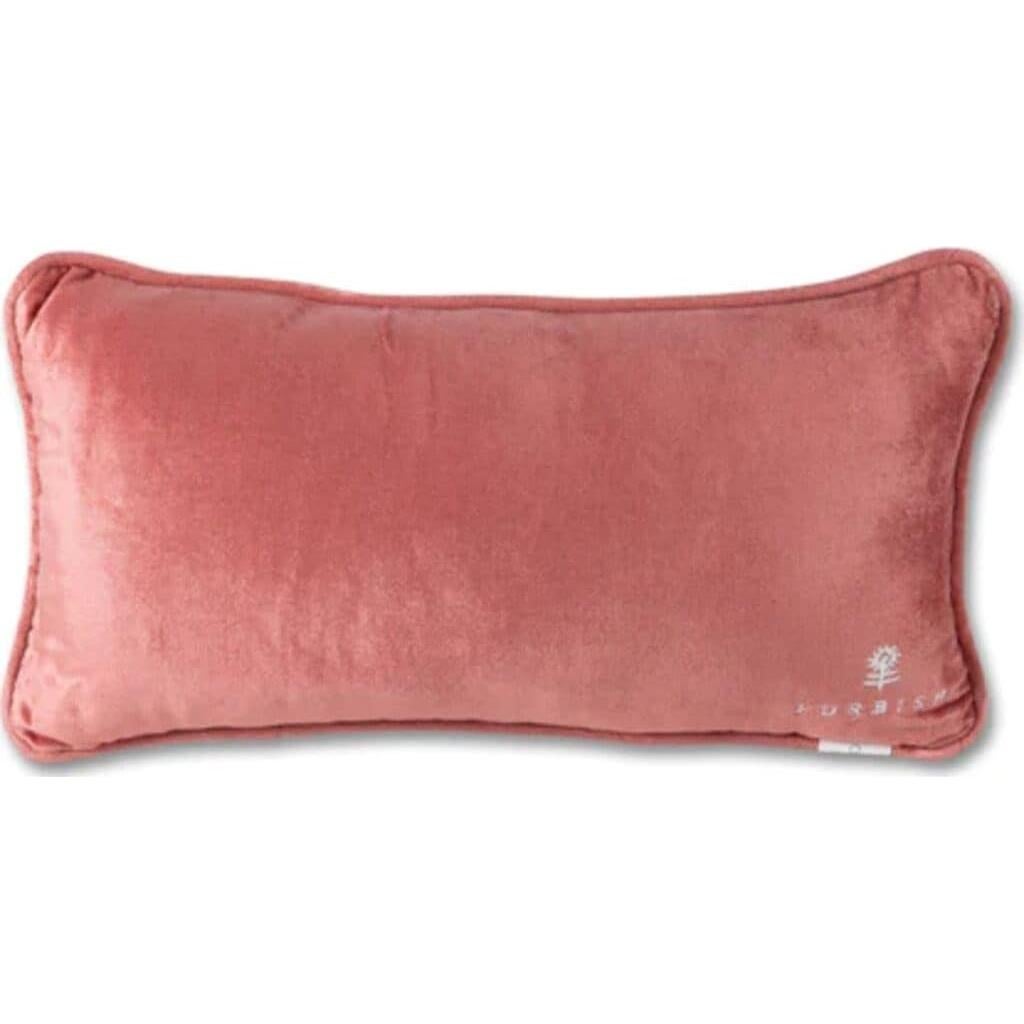 Cojín Decorativo FURBISH de Punto de Aguja 20x36 cm Coral