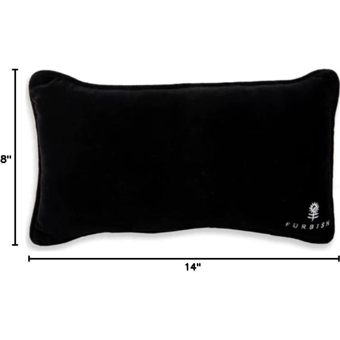 Cojín Decorativo FURBISH 20x35 cm Bordado Lana Rojo