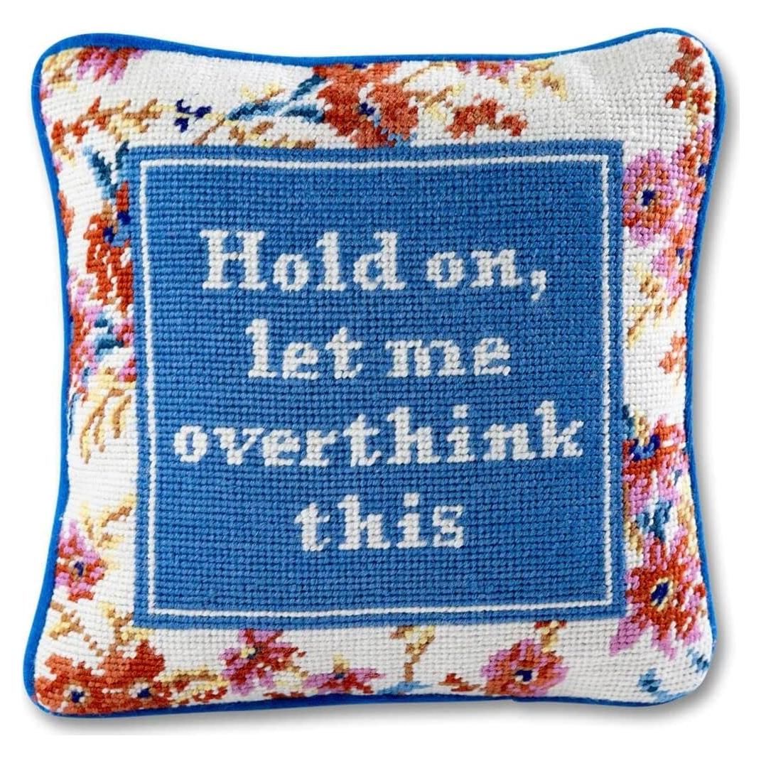 Cojín Decorativo FURBISH de Punto de Aguja 28x28 cm Gris