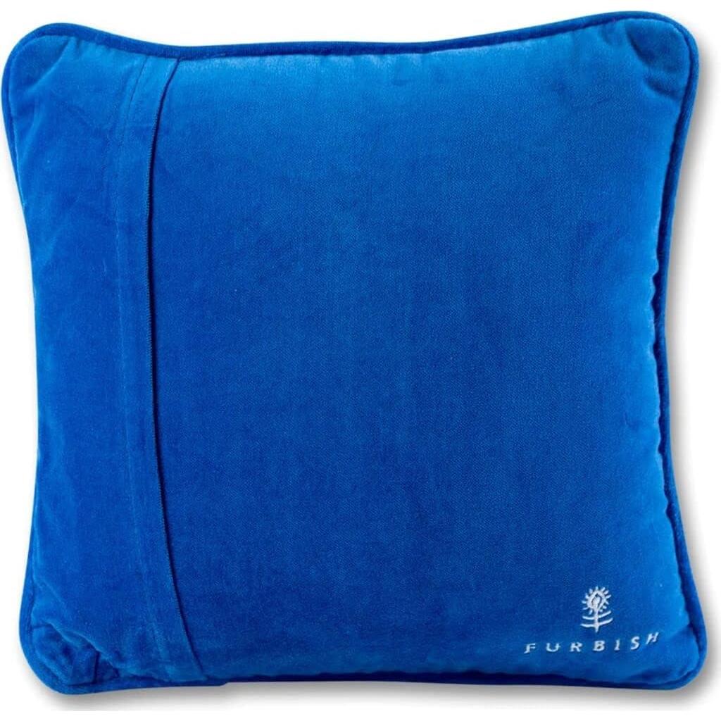 Cojín Decorativo FURBISH de Punto de Aguja 28x28 cm Gris