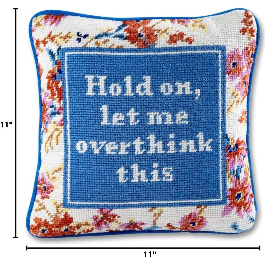 Cojín Decorativo FURBISH de Punto de Aguja 28x28 cm Gris