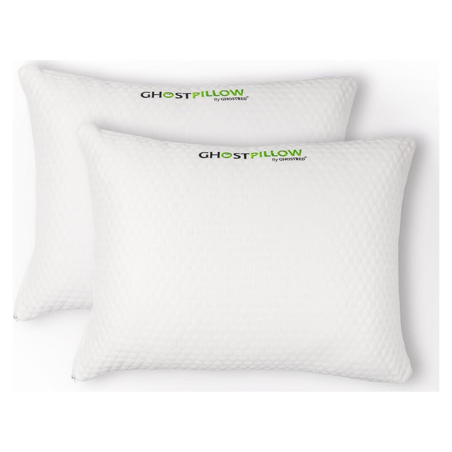 Almohada de Espuma Viscoelástica de Gel GhostBed Queen - 2 Unidades