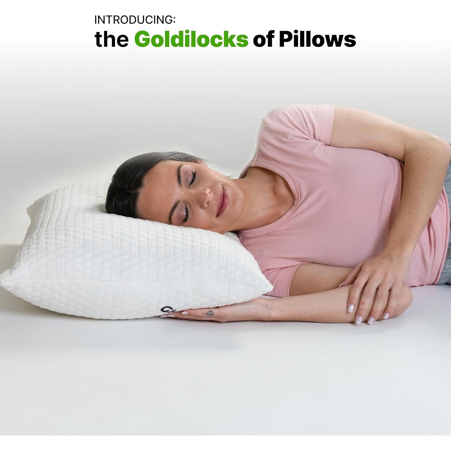 Almohada de Espuma Viscoelástica de Gel GhostBed Queen - 2 Unidades