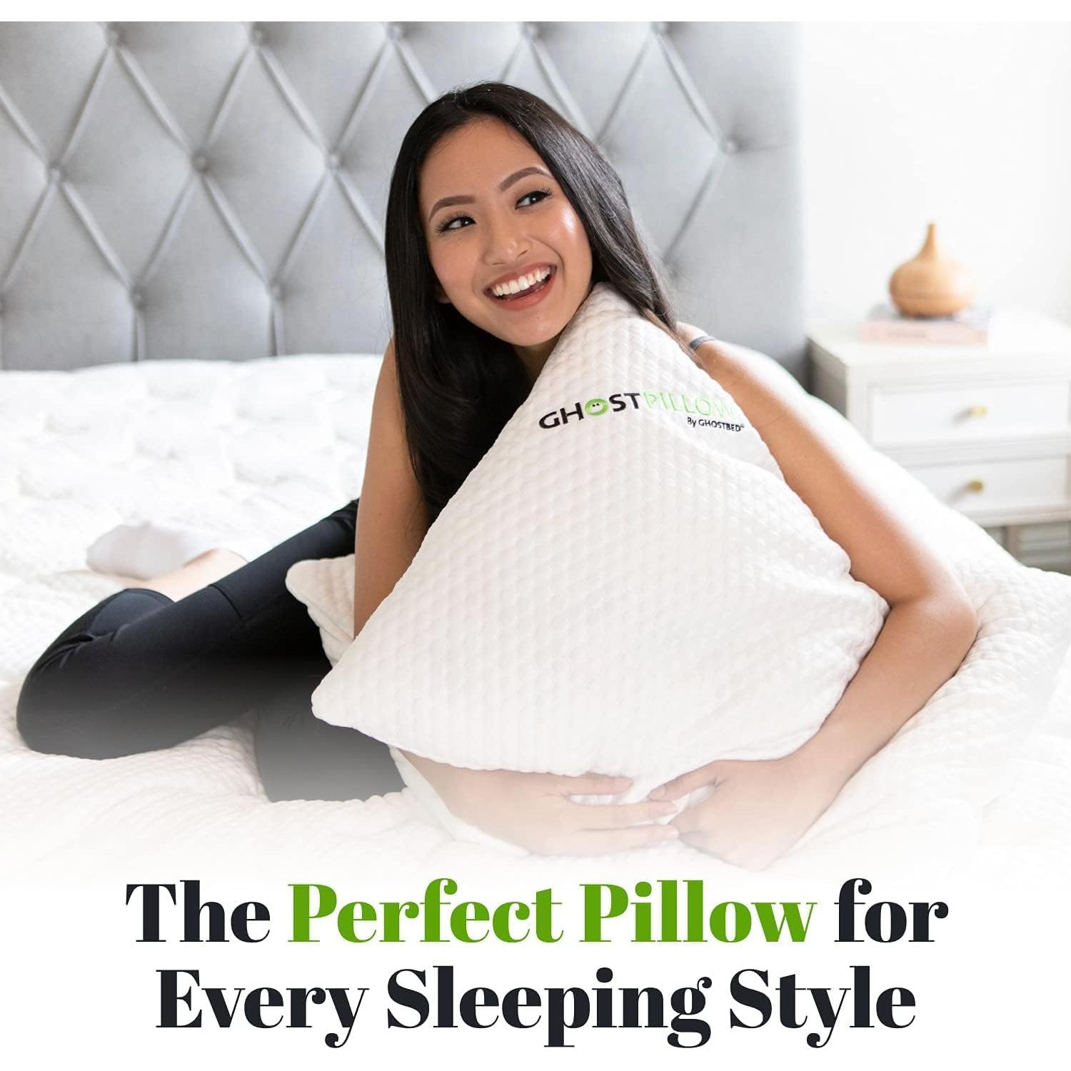 Almohada de Espuma Viscoelástica de Gel GhostBed Queen - 2 Unidades