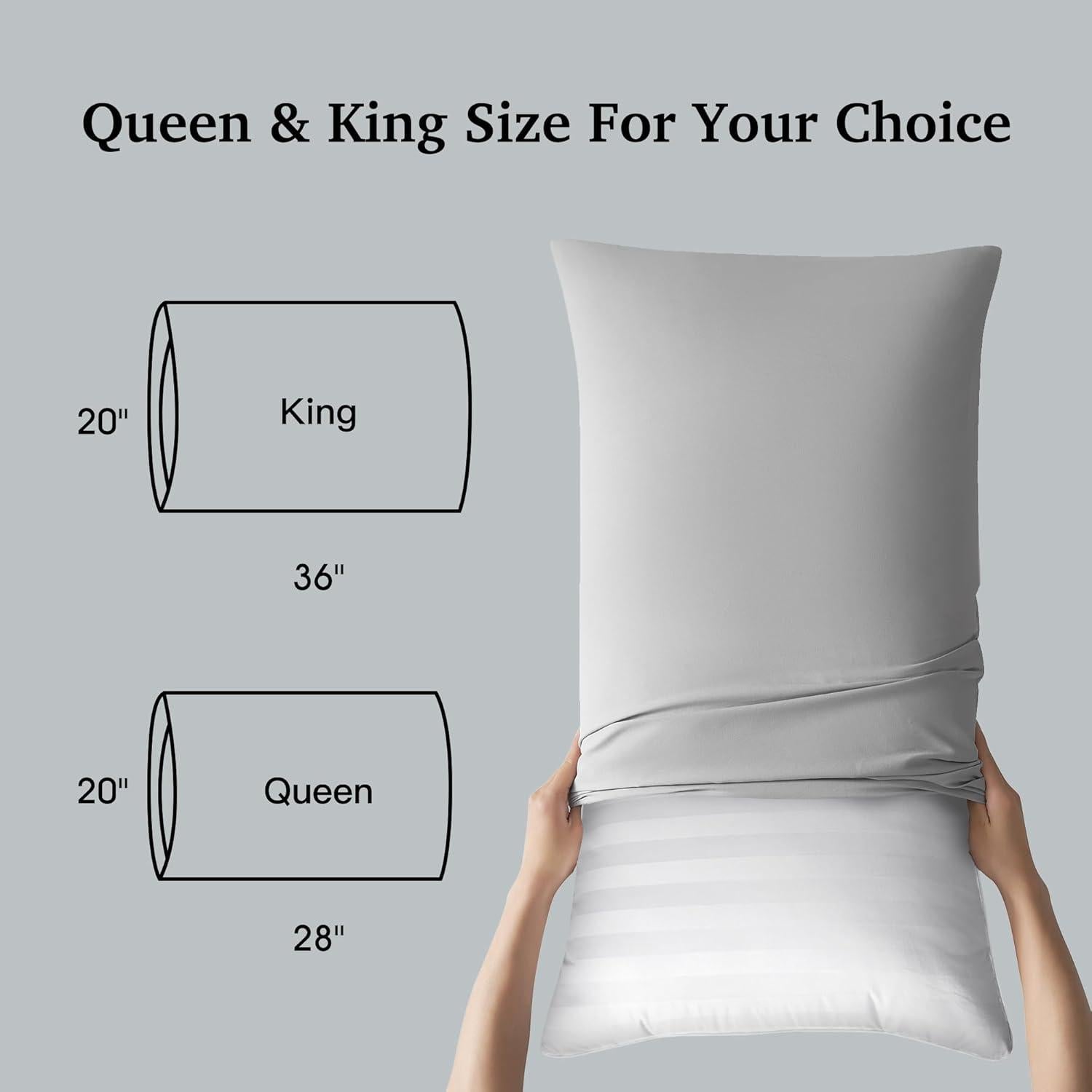 Almohadas de Plumas de Ganso Beautyrest Queen Hipoalergénicas Pack 2