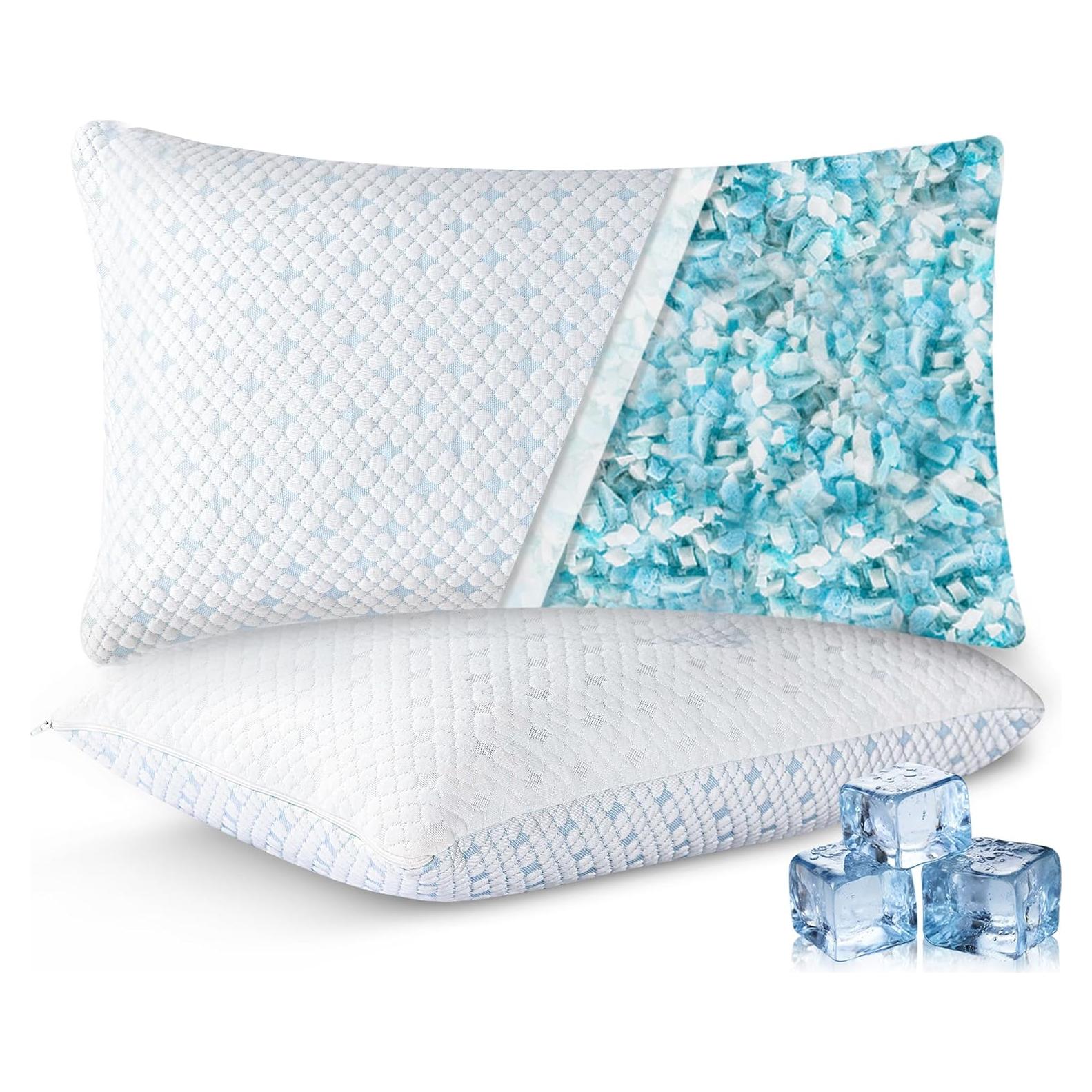 Juego de 2 Almohadas Refrigerantes EGOHOME Tamaño Queen