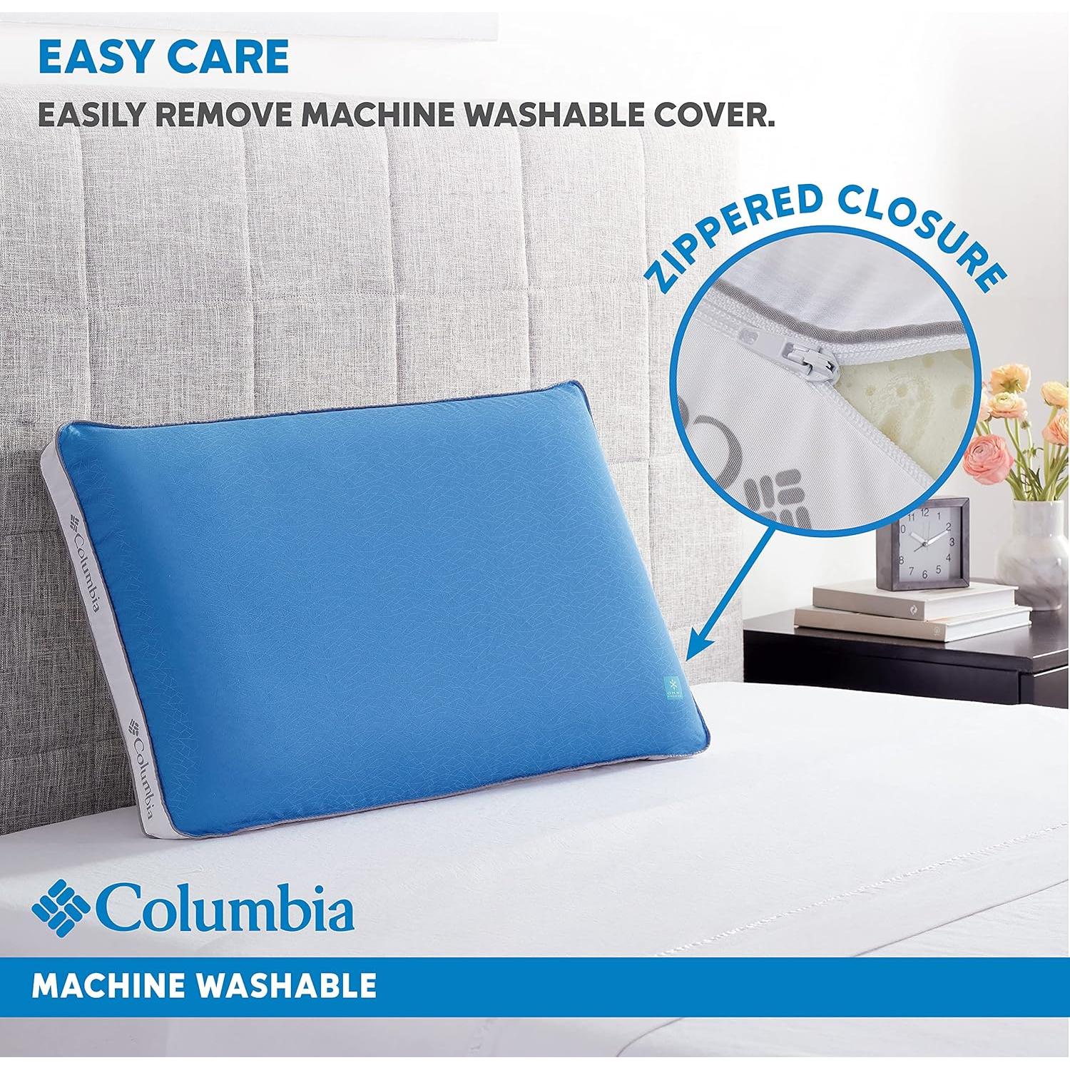 Almohada de Espuma con Memoria Columna Reina Refrigerante