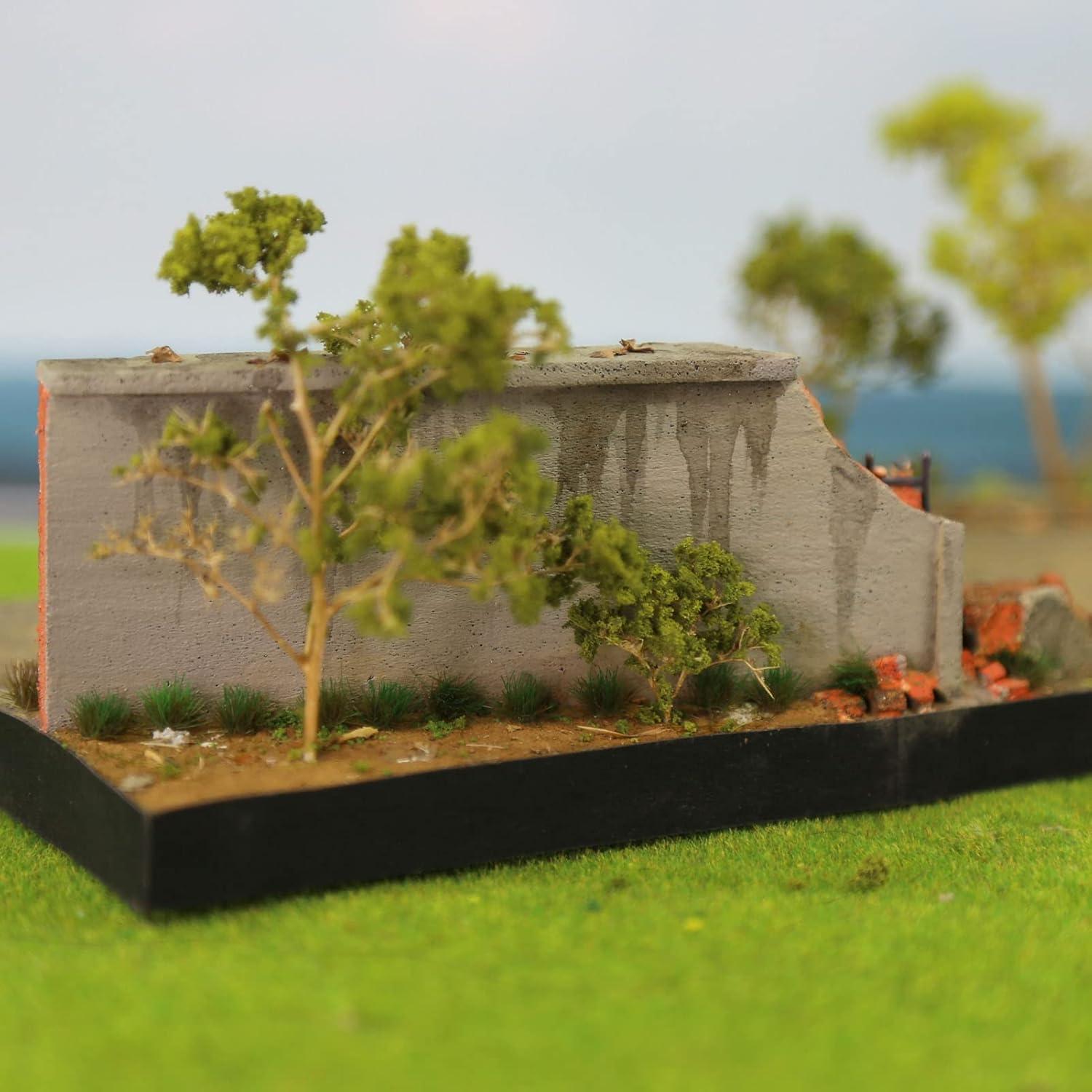 Arbustos Miniatura para Juegos de Guerra Evemodel 15 Piezas