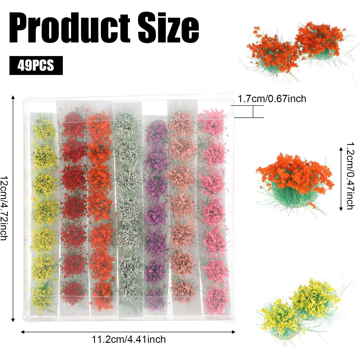 Grupo de Flores Miniatura Giantree 49 Pcs para Manualidades