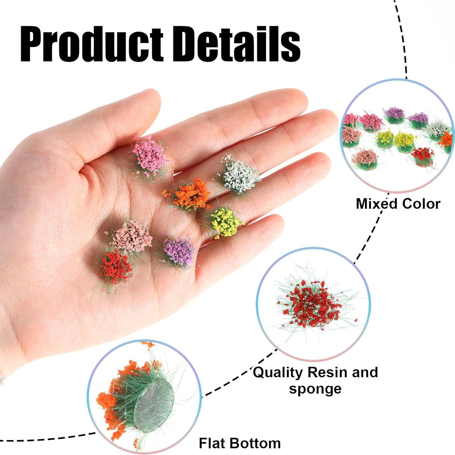 Grupo de Flores Miniatura Giantree 49 Pcs para Manualidades